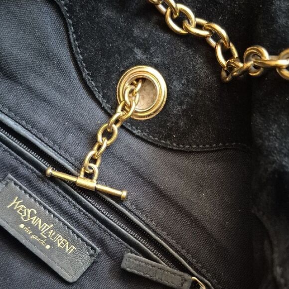 Yves SAINT Laurent, River Gauche,patent Leather Catwalk Flap Bag - Picture 11 of 11